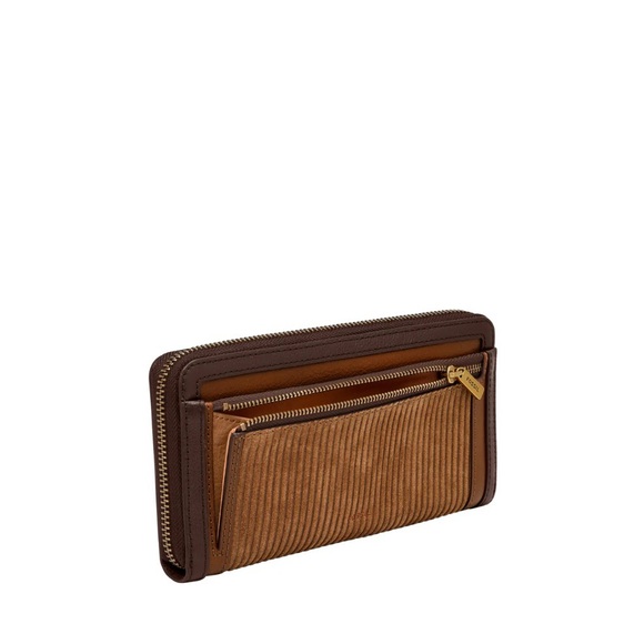 NWT Fossil Logan RFID Zip Wallet/Wristlet - Picture 4 of 5